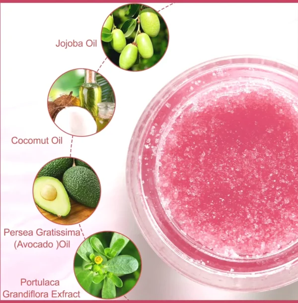 Lip Treatment Scrub, Natural Scrubber for Chapped Lips