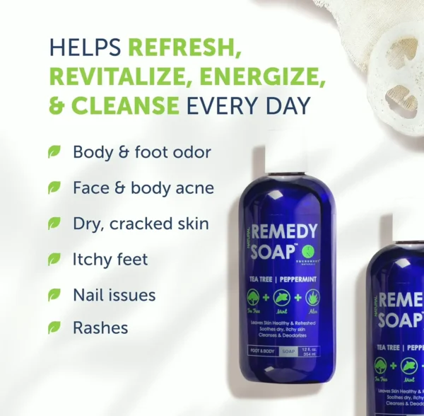 Natural Therapy Tea Tree Oil Skin Wash against Odor, Irritations
