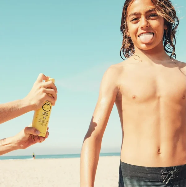 Kids SPF 50 Clear Sunblock Spray | Wet Use