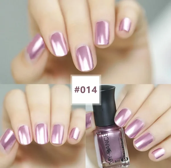 Three Shades Mirror Shiny Nail Polish Set