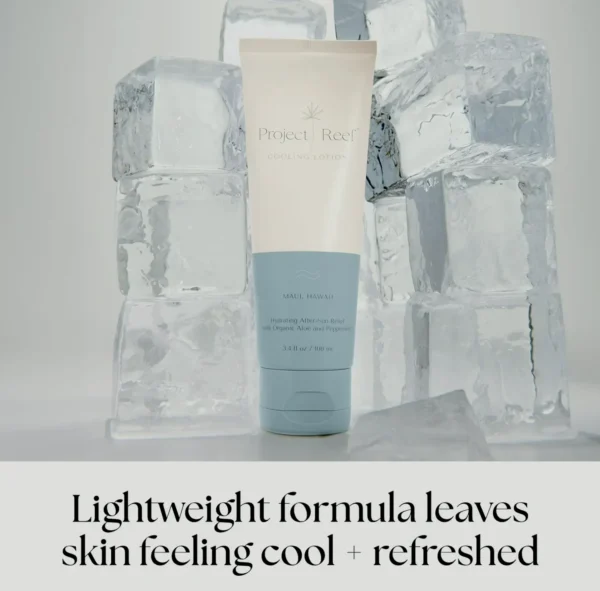 After Sun Soothing Moisturizer with Natural Aloe, Peppermint, Shea Butter, Vit E