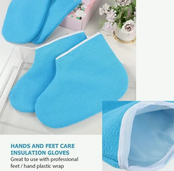 Minkx Bath Mittens Kit 3 Sets - Women Foot Warmers