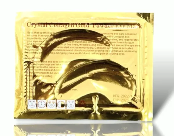 Advanced 24k Gold Under-Eye Patches with Aloe, 15 Pairs