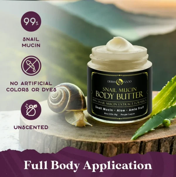 Snail Mucin Body Butter 8oz | Glowing Skin