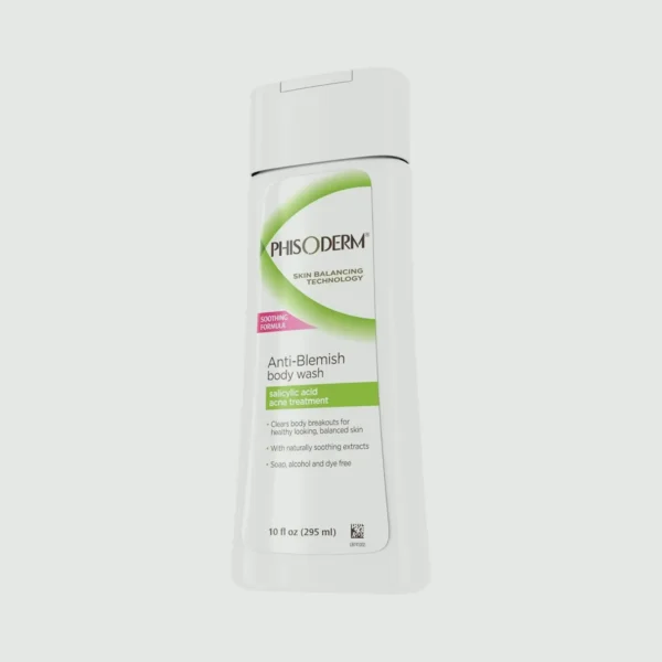 Phisoderm Acne-Clearing Body Wash, 10 fl oz Container