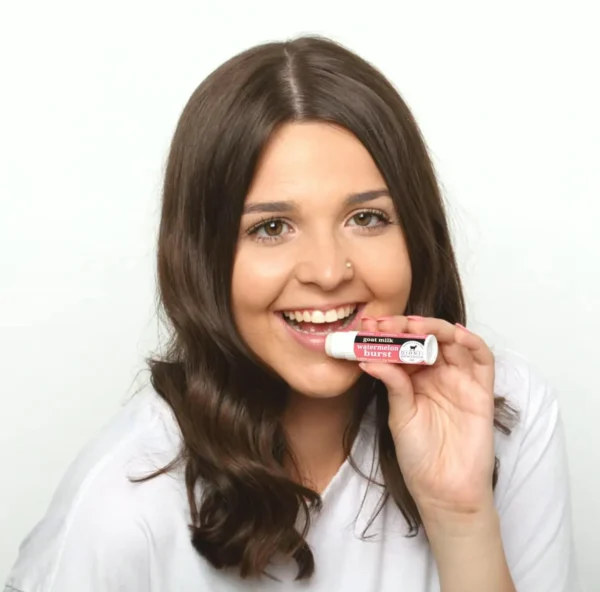 Dionis Goat Milk Lip Care Set: Night Mask & Lip Balm
