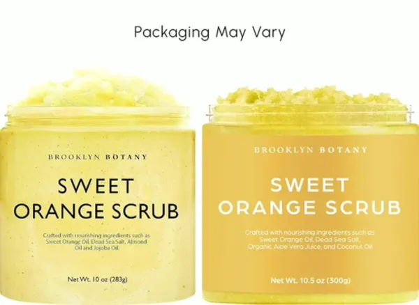 Mineral Salt Sweet Orange Exfoliator - Moisturizing Body Jar