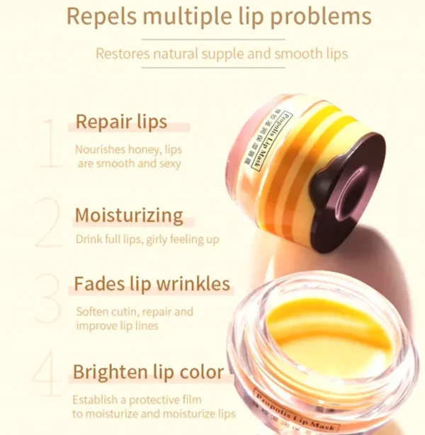 4Pcss Bee Lip Balm Set