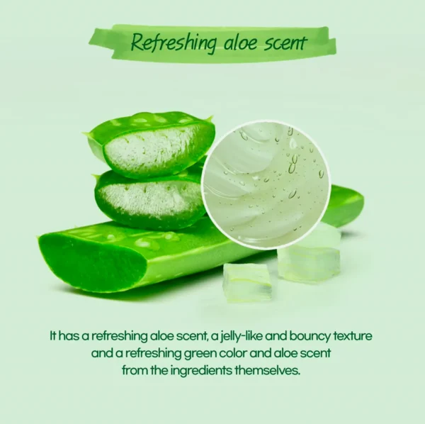Organic Aloe Vera Soothing Gel for Face & Scalp