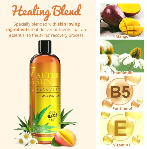 New Relief After Sun Gel with Aloe Vera - Quick Help