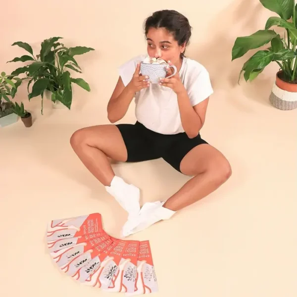 SpaLife Exfoliating Foot Socks - Eucalyptus Oil + Granular Walnut Set of 8