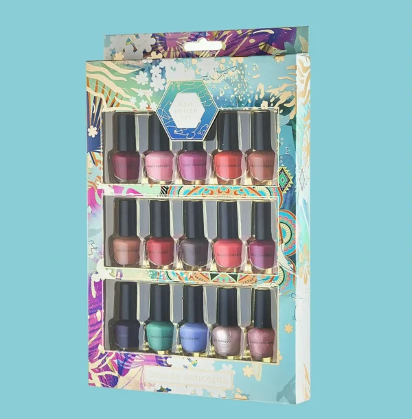 Beauty Concepts Small Polish Kit - Fifteen Fast Dry Shades