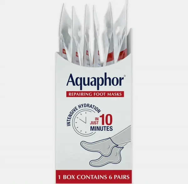 Aquaphore Restorative Foot Wraps, Moisturizing Socks, Pack of 6