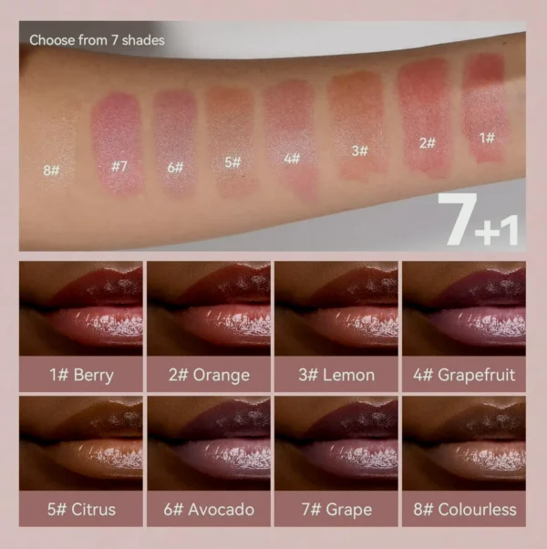 Colored Lip Balm Kit for Dry Skin