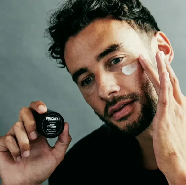 Brickell Anti Aging Under Eye Balm for Men 0.5 Fluid Ounces Fragrance-Free