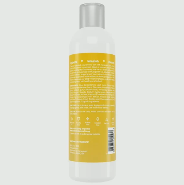 Face and Body Wash with Manuka Honey for Problem and Delicate Skin