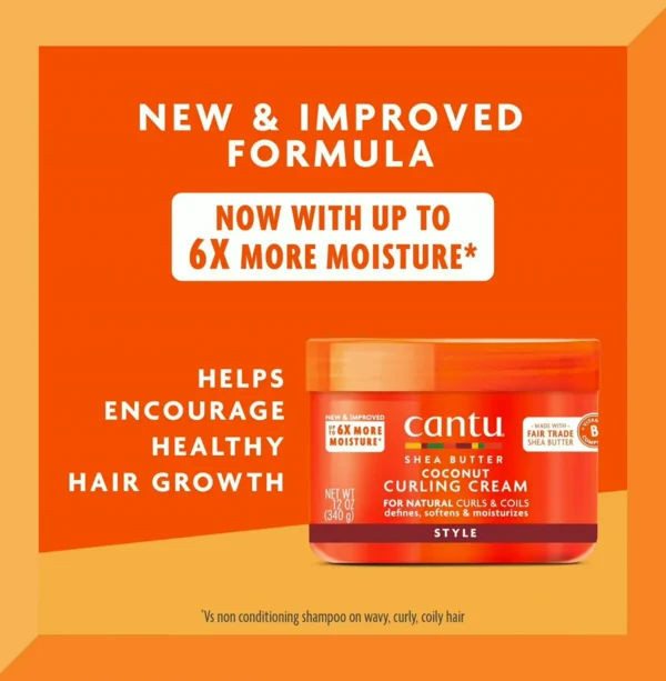 Brand Coconut Shea Curl Cream, 12 oz for Natural Locks