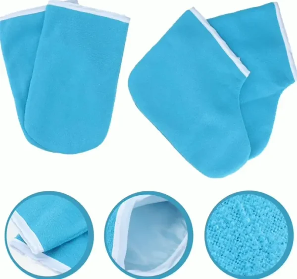 Minkx Bath Mittens Kit 3 Sets - Women Foot Warmers