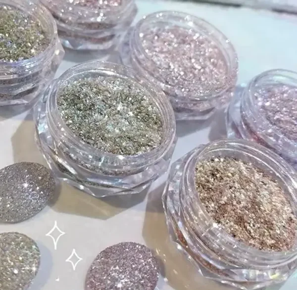 Six Shades Holo Diamond Manicure Powder