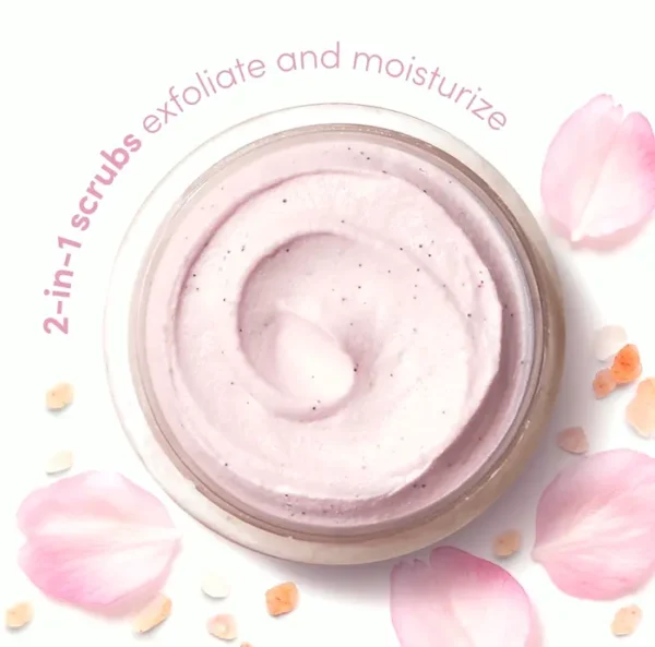 Dove Body Scrub Himalayan Salt & Rose Oil 3-Pack to achieve Silky-Smooth Skin
