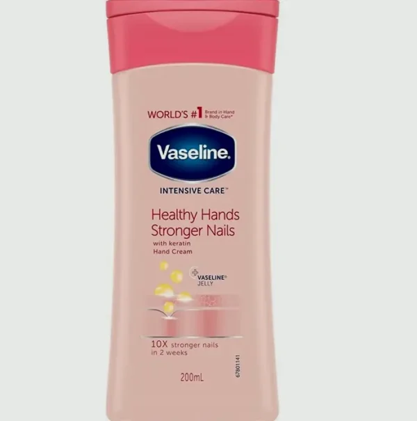 Vaseline Palm Cream with Cuticle Strength, 200ml, 3 Pack