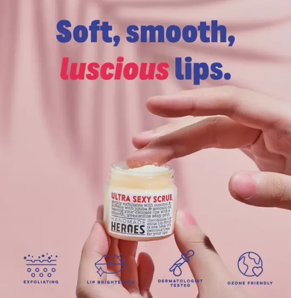 Natural Lip Scrub - Coconut Sorbet Exfoliator