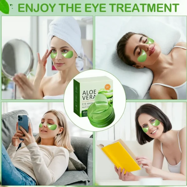 180 Pairs Aloe Vera Under Eye Masks for Dark Circles