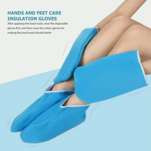Minkx Bath Mittens Kit 3 Sets - Women Foot Warmers