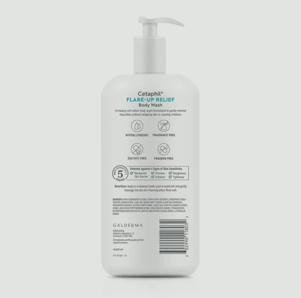 Cetaphil's Flare-Up Skin Cleanser with Colloidal Oatmeal (20 oz)
