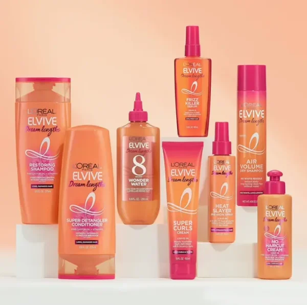 L’Oréal France Dream Lengths Shampoo and Conditioner Kit