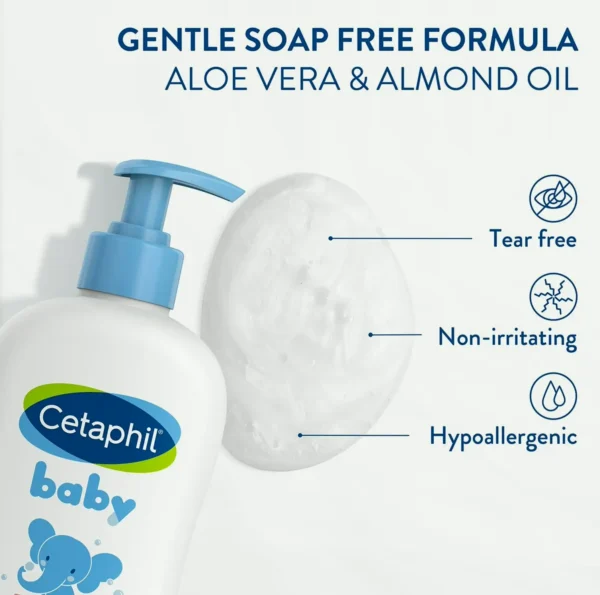 Cetaphil Baby Shampoo and Calendula, Tearless, 13.5