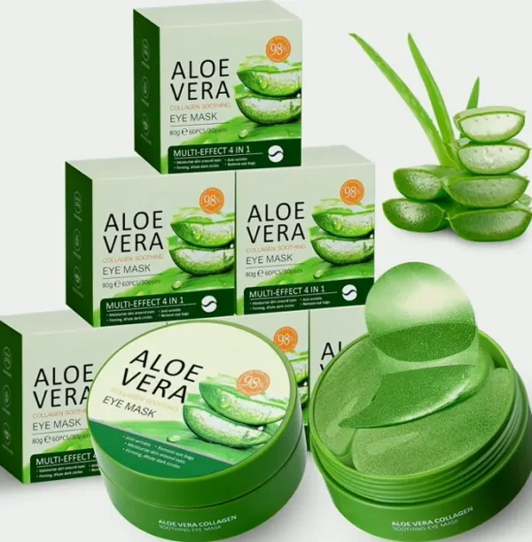 180 Pairs Aloe Vera Under Eye Masks for Dark Circles
