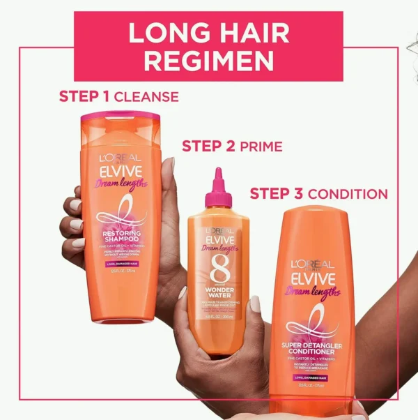 L’Oréal France Dream Lengths Shampoo and Conditioner Kit