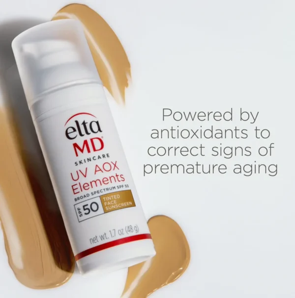 Elta MD UV AOX Tinted Mineral Face Sunscreen, SPF 50 Pump, 1.7 oz