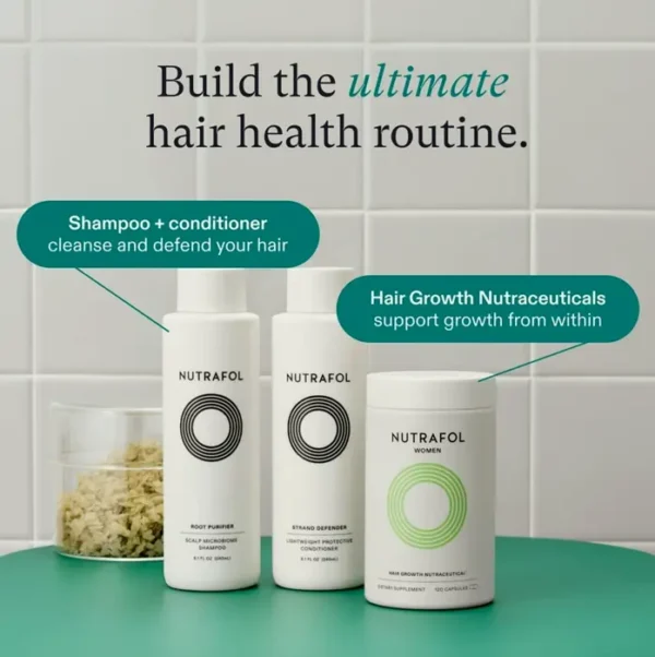 Nutrafol Hydrating Shampoo for Fine Hair, Sulfate-Free, 8.1-Fl-Oz Container