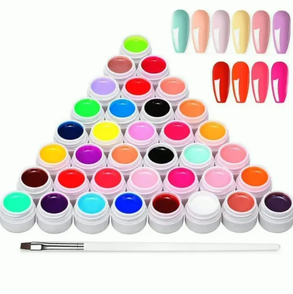 36 Shades Gel Polish Kit Including Brush