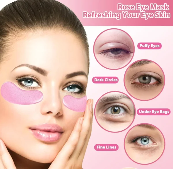 Rose Under Eye Patches - Dark Circles