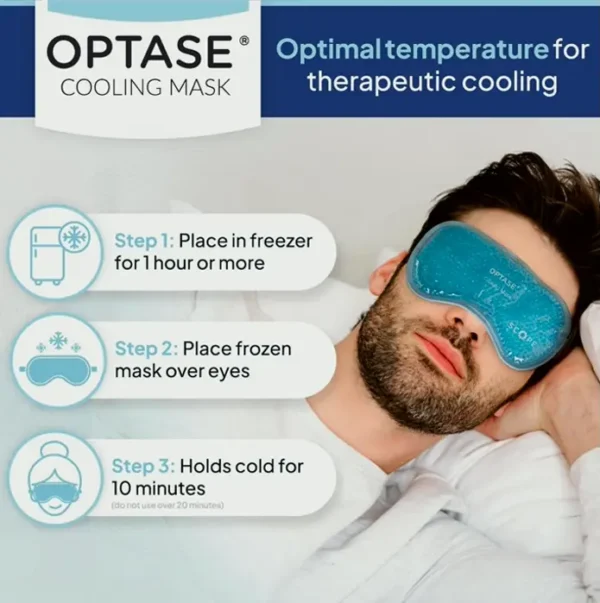 OPTASE Cooling Gel Eye Mask for Seasonal Relief