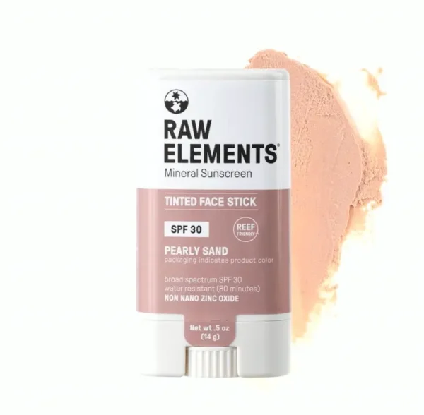 Raw Element SPF 30+ Facial Tint Sunblock, Safe Physical Lotion