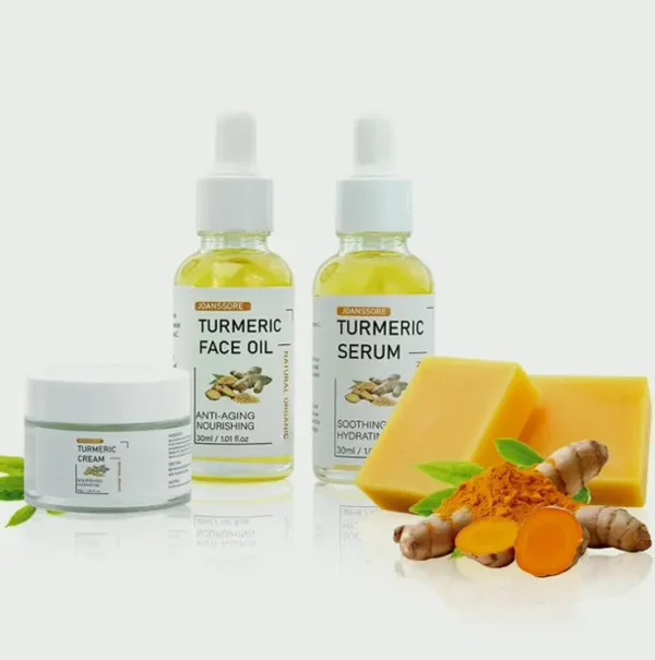 Turmeric Skin Care Set - Moisturizer & Serum
