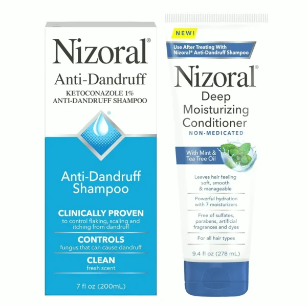 Anti-Dandruff Hair Cleanser and Hydrating Conditioner, Pack