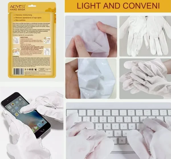 Moisturizing Hand Mask Gloves for Dry, Rough Skin Care