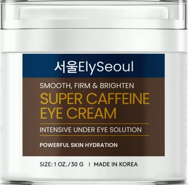 Super Caffeine Eye Cream: Wrinkle Treatment, Revitalizes Under Eyes