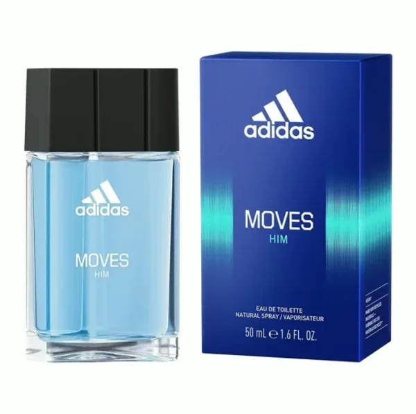 Adidas' Men's Moves Eau de Toilette 1.6 Fluid Ounces