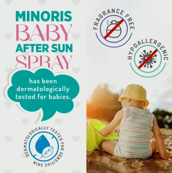 Infant Post Sun Spray - Organic, Zinc, Plant-based, 100mL