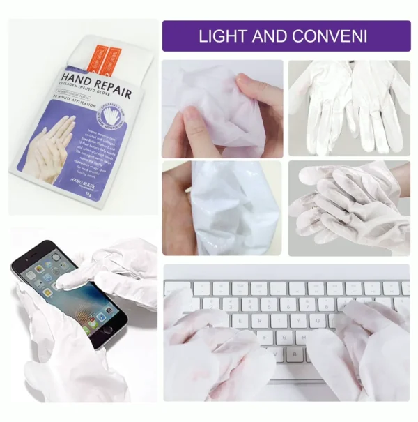 4-Pack Hands Moisturizing Glove Mask for Dry Skin