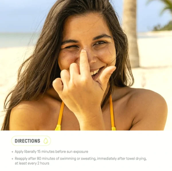 Raw Element SPF 30+ Facial Tint Sunblock, Safe Physical Lotion