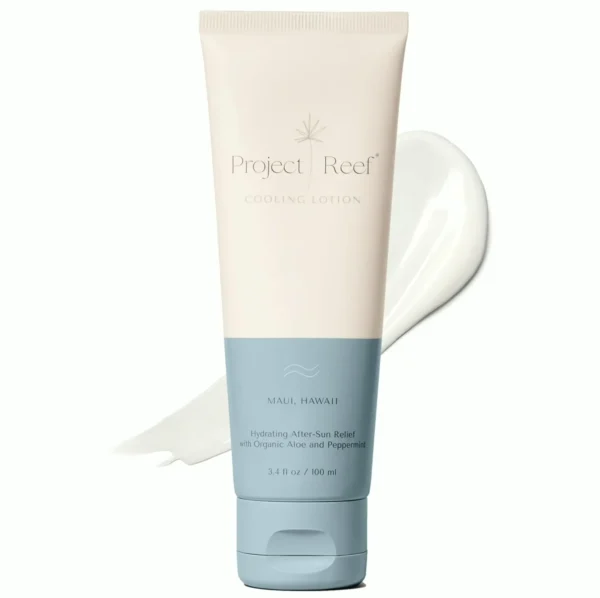 After Sun Soothing Moisturizer with Natural Aloe, Peppermint, Shea Butter, Vit E