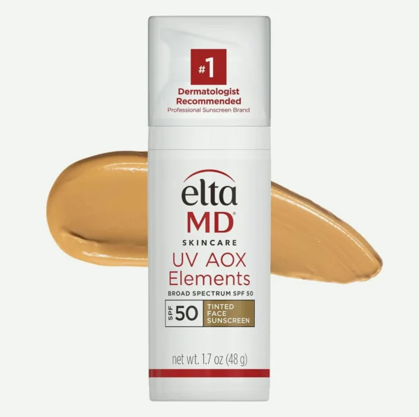 Elta MD UV AOX Tinted Mineral Face Sunscreen, SPF 50 Pump, 1.7 oz