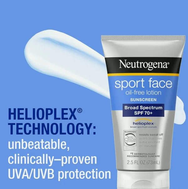 Brand Sport Face Sunblock SPF 70+, Non-Oily Lotion